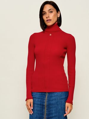 Sweter damski Elisabetta Franchi ze sklepu: Gomez Fashion Store w kategorii: Swetry damskie - zdjęcie 874714-BD9-10338_EF264W000134183