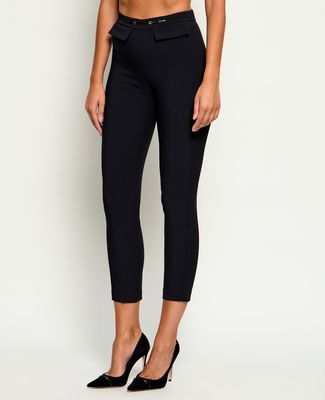 Spodnie damskie na wiosnę Elisabetta Franchi ze sklepu: Gomez Fashion Store w kategorii: Spodnie damskie - zdjęcie 874714-BD9-10338_EF264W000141110