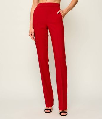Spodnie damskie Elisabetta Franchi ze sklepu: Gomez Fashion Store w kategorii: Spodnie damskie - zdjęcie 874714-BD9-10338_EF264W000145183