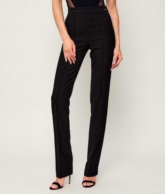 Elisabetta Franchi - Spodnie damskie na jesień ze sklepu: Gomez Fashion Store w kategorii: Spodnie damskie - zdjęcie 874714-BD9-10338_EF264W000145110