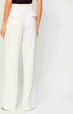 Spodnie damskie na wiosnę casual Elisabetta Franchi ze sklepu: Gomez Fashion Store w kategorii: Spodnie damskie - zdjęcie 874714-BD9-10338_EF264W000146360