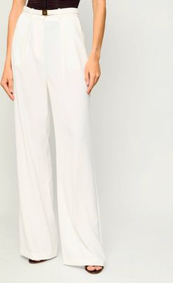 Spodnie damskie na wiosnę casual Elisabetta Franchi ze sklepu: Gomez Fashion Store w kategorii: Spodnie damskie - zdjęcie 874714-BD9-10338_EF264W000146360