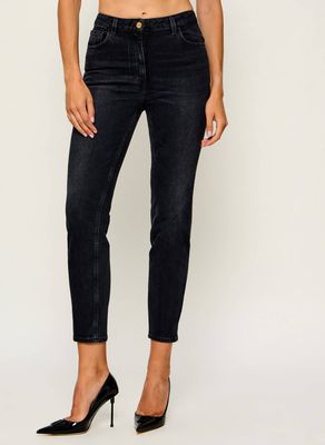 Jeansy damskie casual Elisabetta Franchi ze sklepu: Gomez Fashion Store w kategorii: Jeansy damskie - zdjęcie 874714-BD9-10338_EF264W000149E99