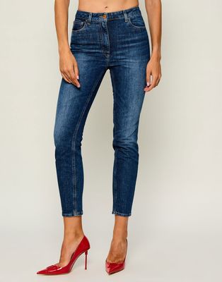 Elisabetta Franchi - Jeansy damskie w miejskim stylu ze sklepu: Gomez Fashion Store w kategorii: Jeansy damskie - zdjęcie 874714-BD9-10338_EF264W000149577