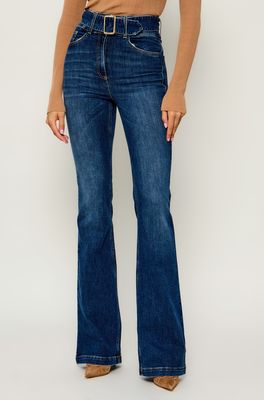 Jeansy damskie Elisabetta Franchi ze sklepu: Gomez Fashion Store w kategorii: Jeansy damskie - zdjęcie 874714-BD9-10338_EF264W000151590