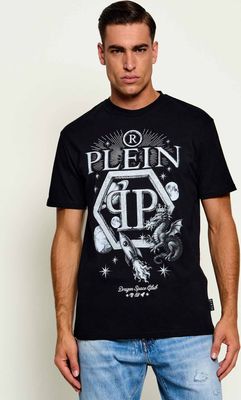 Philipp Plein - T-shirt męski młodzieżowy ze sklepu: Gomez Fashion Store w kategorii: T-shirty męskie - zdjęcie 874714-BD9-10338_PN264M000022002