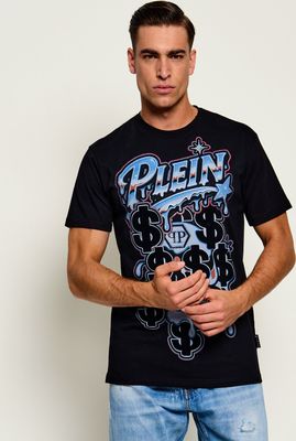 T-shirt męski Philipp Plein ze sklepu: Gomez Fashion Store w kategorii: T-shirty męskie - zdjęcie 874714-BD9-10338_PN264M000028002