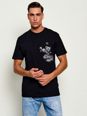 T-shirt męski Philipp Plein ze sklepu: Gomez Fashion Store w kategorii: T-shirty męskie - zdjęcie 874714-BD9-10338_PN264M000029002