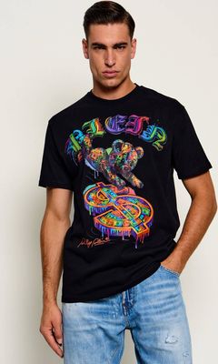 Philipp Plein - T-shirt męski wiosenny młodzieżowy ze sklepu: Gomez Fashion Store w kategorii: T-shirty męskie - zdjęcie 874714-BD9-10338_PN264M000030002