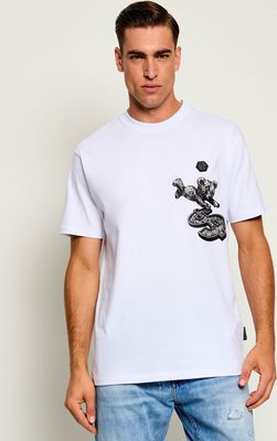 T-shirt męski młodzieżowy wiosenny Philipp Plein ze sklepu: Gomez Fashion Store w kategorii: T-shirty męskie - zdjęcie 874714-BD9-10338_PN264M000029001