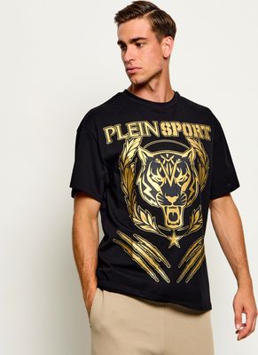 T-shirt męski wiosenny Plein Sport ze sklepu: Gomez Fashion Store w kategorii: T-shirty męskie - zdjęcie 874714-BD9-10338_PS264M000033102