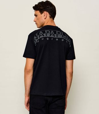 T-shirt męski casualowy Napapijri ze sklepu: Gomez Fashion Store w kategorii: T-shirty męskie - zdjęcie 874714-BD9-10338_NA265M000004925