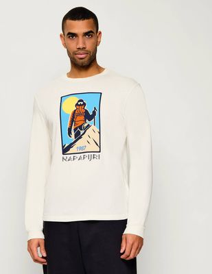 T-shirt męski młodzieżowy Napapijri ze sklepu: Gomez Fashion Store w kategorii: T-shirty męskie - zdjęcie 874714-BD9-10338_NA265M000008288