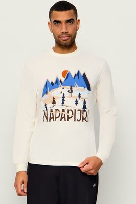 Napapijri - T-shirt męski młodzieżowy ze sklepu: Gomez Fashion Store w kategorii: T-shirty męskie - zdjęcie 874714-BD9-10338_NA265M000008A03