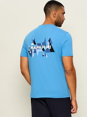 T-shirt męski Napapijri ze sklepu: Gomez Fashion Store w kategorii: T-shirty męskie - zdjęcie 874714-BD9-10338_NA265M000014A09