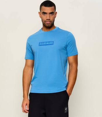 Napapijri - T-shirt męski na wiosnę ze sklepu: Gomez Fashion Store w kategorii: T-shirty męskie - zdjęcie 874714-BD9-10338_NA265M000024A09