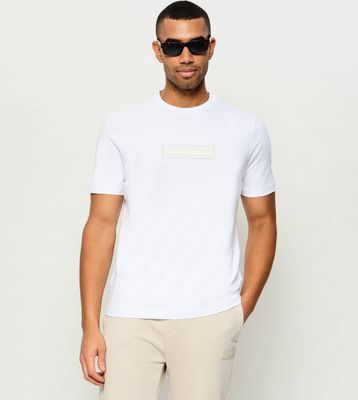 T-shirt męski w sportowym stylu Napapijri ze sklepu: Gomez Fashion Store w kategorii: T-shirty męskie - zdjęcie 874714-BD9-10338_NA265M000024002