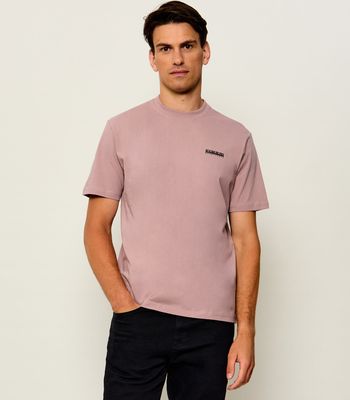 Napapijri - T-shirt męski wiosenny ze sklepu: Gomez Fashion Store w kategorii: T-shirty męskie - zdjęcie 874714-BD9-10338_NA265M000045267