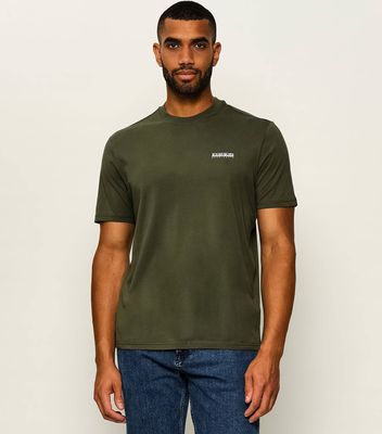 T-shirt męski casual Napapijri ze sklepu: Gomez Fashion Store w kategorii: T-shirty męskie - zdjęcie 874714-BD9-10338_NA265M000045A13