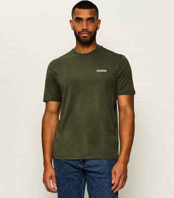 T-shirt męski casual Napapijri ze sklepu: Gomez Fashion Store w kategorii: T-shirty męskie - zdjęcie 874714-BD9-10338_NA265M000045A13