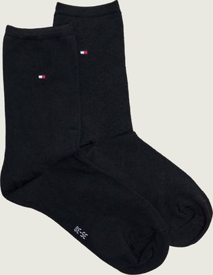 Skarpetki damskie gładkie casual Tommy Hilfiger ze sklepu: Gomez Fashion Store w kategorii: Skarpetki damskie - zdjęcie 874714-BD9-10338_TH265W000231001