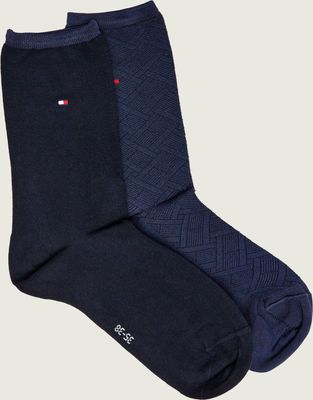 Skarpetki damskie gładkie Tommy Hilfiger ze sklepu: Gomez Fashion Store w kategorii: Skarpetki damskie - zdjęcie 874714-BD9-10338_TH265W000231002