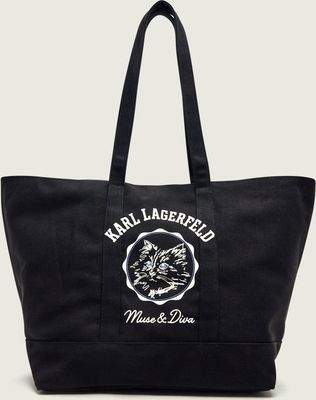 Karl Lagerfeld - Shopper bag na wakacje ze sklepu: Gomez Fashion Store w kategorii: Torby Shopper bag - zdjęcie 874714-BD9-10338_KL265W000093E93