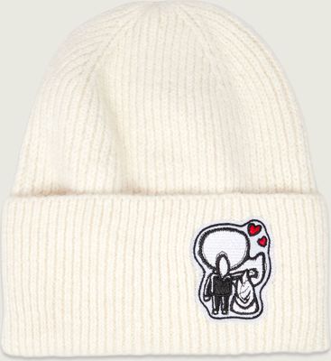 Czapka zimowa damska Karl Lagerfeld ze sklepu: Gomez Fashion Store w kategorii: Czapki zimowe damskie - zdjęcie 874714-BD9-10338_KL265W000104F05