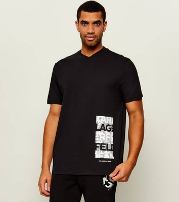 T-shirt męski na wiosnę Karl Lagerfeld Jeans ze sklepu: Gomez Fashion Store w kategorii: T-shirty męskie - zdjęcie 874714-BD9-10338_KJ265M000011120