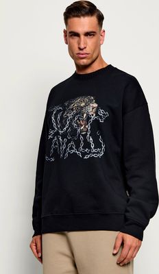 Bluza męska na zimę Just Cavalli ze sklepu: Gomez Fashion Store w kategorii: Bluzy męskie - zdjęcie 874714-BD9-10338_CA265M000032899