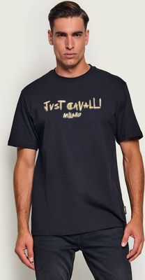 T-shirt męski w stylu młodzieżowym Just Cavalli ze sklepu: Gomez Fashion Store w kategorii: T-shirty męskie