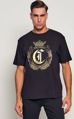Just Cavalli - T-shirt męski młodzieżowy ze sklepu: Gomez Fashion Store w kategorii: T-shirty męskie - zdjęcie 874714-BD9-10338_CA265M000024009