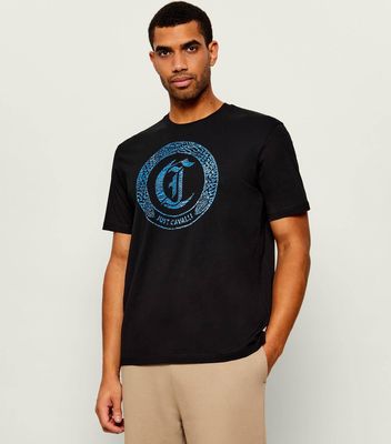 T-shirt męski wiosenny młodzieżowy Just Cavalli ze sklepu: Gomez Fashion Store w kategorii: T-shirty męskie - zdjęcie 874714-BD9-10338_CA265M000035899