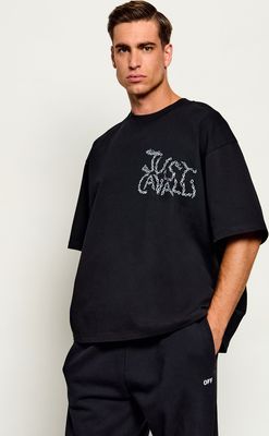 T-shirt męski Just Cavalli ze sklepu: Gomez Fashion Store w kategorii: T-shirty męskie - zdjęcie 874714-BD9-10338_CA265M000042899