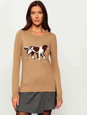 Sweter damski zimowy Barbour ze sklepu: Gomez Fashion Store w kategorii: Swetry damskie - zdjęcie 874714-BD9-10338_UR265W000002163