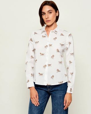 Koszula damska wiosenna Barbour ze sklepu: Gomez Fashion Store w kategorii: Koszule damskie - zdjęcie 874714-BD9-10338_UR265W000006167