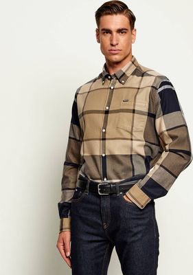 Barbour - Koszula męska z klasycznym kołnierzykiem ze sklepu: Gomez Fashion Store w kategorii: Koszule męskie - zdjęcie 874714-BD9-10338_UR265M000038186
