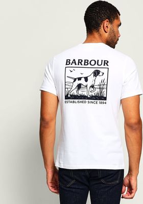 Barbour - T-shirt męski ze sklepu: Gomez Fashion Store w kategorii: T-shirty męskie - zdjęcie 874714-BD9-10338_UR265M000045056