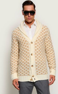 Gran Sasso - Sweter męski zimowy w stylu młodzieżowym ze sklepu: Gomez Fashion Store w kategorii: Swetry męskie - zdjęcie 874714-BD9-10338_GG265M000025005