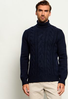 Sweter męski na zimę Gran Sasso ze sklepu: Gomez Fashion Store w kategorii: Swetry męskie - zdjęcie 874714-BD9-10338_GG265M000030598