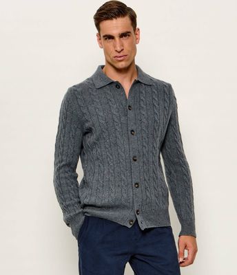Sweter męski na zimę Gran Sasso ze sklepu: Gomez Fashion Store w kategorii: Swetry męskie - zdjęcie 874714-BD9-10338_GG265M000031477