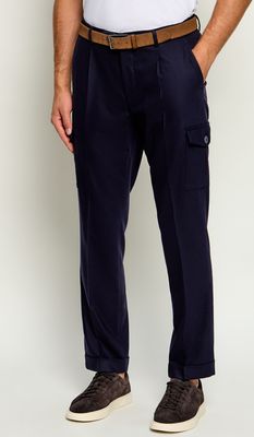 Spodnie męskie jesienne Gran Sasso ze sklepu: Gomez Fashion Store w kategorii: Spodnie męskie - zdjęcie 874714-BD9-10338_GG265M000035598
