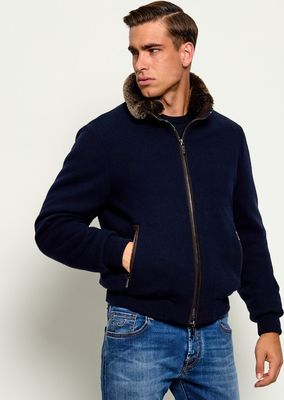Kurtka męska na jesień na wiosnę MooRER ze sklepu: Gomez Fashion Store w kategorii: Kurtki męskie - zdjęcie 874714-BD9-10338_M3265M000002016