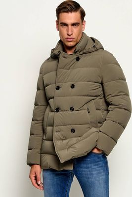 Kurtka męska casual MooRER ze sklepu: Gomez Fashion Store w kategorii: Kurtki męskie - zdjęcie 874714-BD9-10338_M3265M000004011