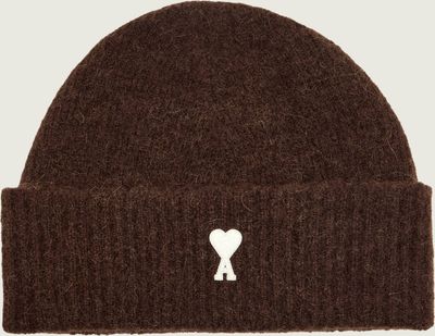 Czapka zimowa damska AMI Paris ze sklepu: Gomez Fashion Store w kategorii: Czapki zimowe damskie - zdjęcie 874714-BD9-10338_AI265W000008071
