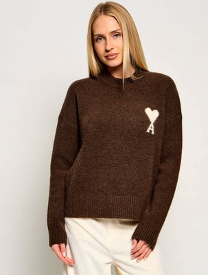 AMI Paris - Sweter damski casual na zimę ze sklepu: Gomez Fashion Store w kategorii: Swetry damskie