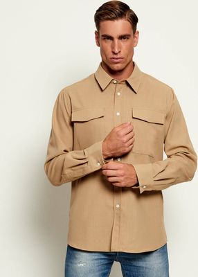 Koszula męska AMI Paris ze sklepu: Gomez Fashion Store w kategorii: Koszule męskie - zdjęcie 874714-BD9-10338_AI265M000003068