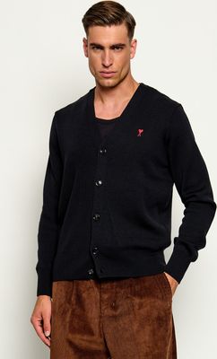 AMI Paris - Sweter męski ze sklepu: Gomez Fashion Store w kategorii: Swetry męskie - zdjęcie 874714-BD9-10338_AI265M000016002