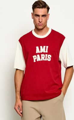T-shirt męski AMI Paris ze sklepu: Gomez Fashion Store w kategorii: T-shirty męskie - zdjęcie 874714-BD9-10338_AI265M000024092
