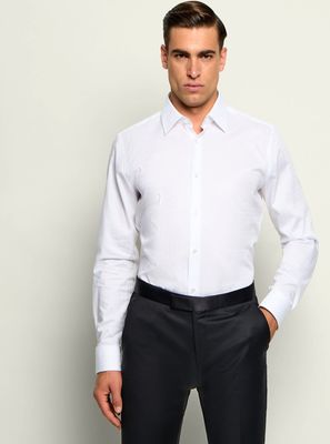 Koszula męska z klasycznym kołnierzykiem Joop! ze sklepu: Gomez Fashion Store w kategorii: Koszule męskie - zdjęcie 874714-BD9-10338_JO265M000019100